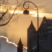 St Bavo silver linings sunrise