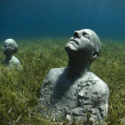 Underwater sculpture by the British artist Jason deCaires Taylor