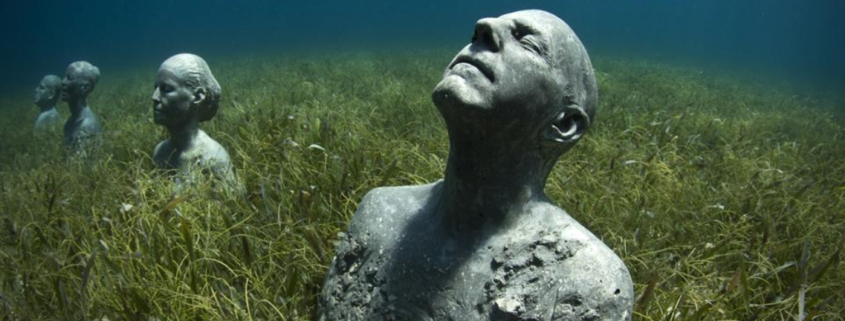 Underwater sculpture by the British artist Jason deCaires Taylor